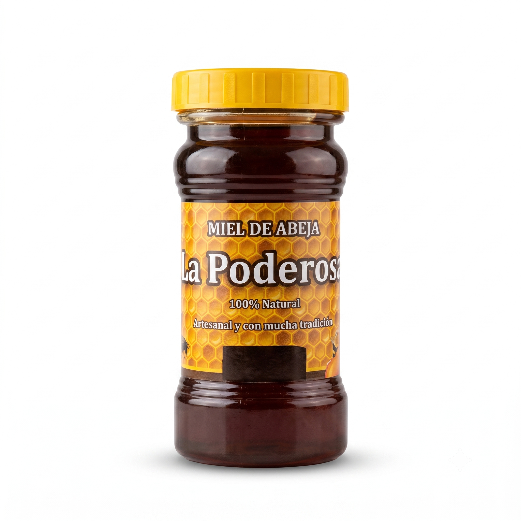 Miel de Abeja "La Poderosa" 1 Kg 100% Cruda y Natural